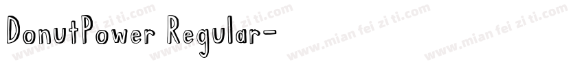 DonutPower Regular字体转换